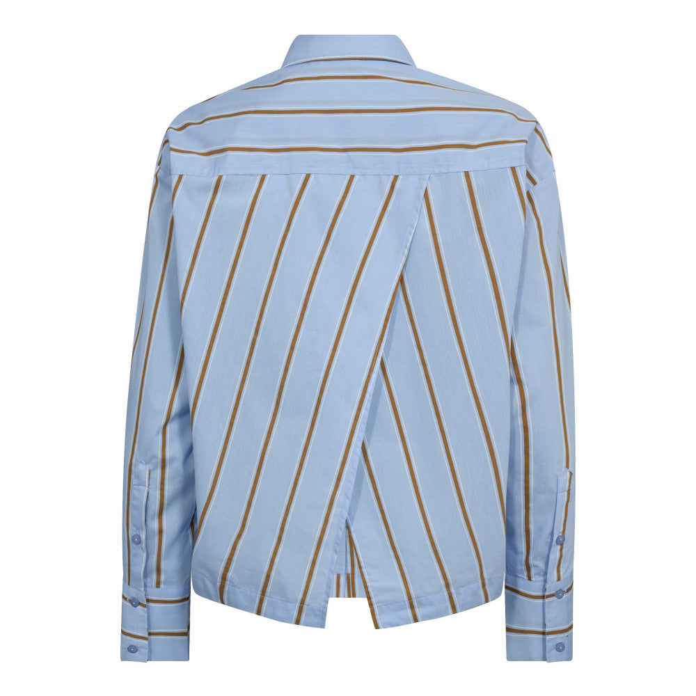 Co'Couture - Amora Stripe Tie Shirt