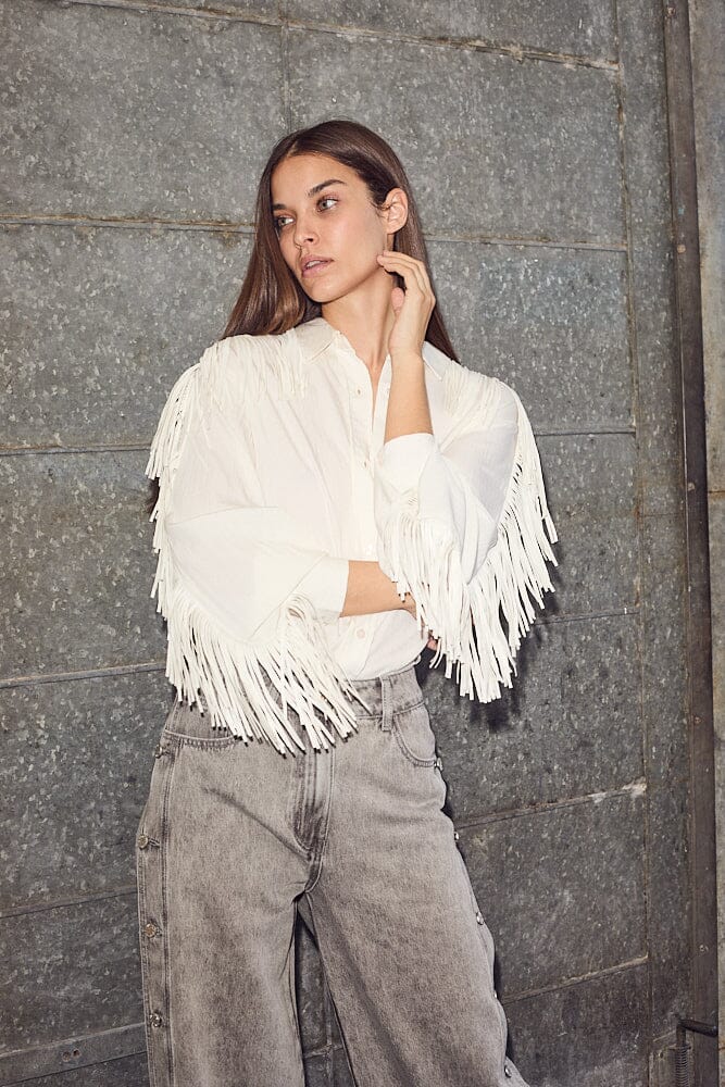 HAUTE L'AMITIÉ - Fringe Shirt