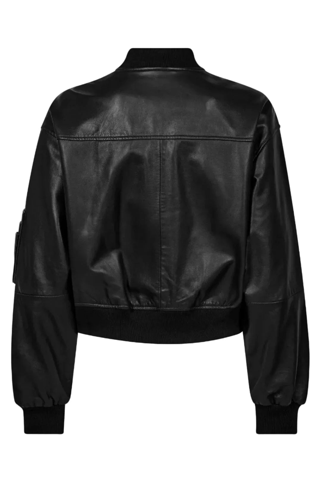 HAUTE L'AMITIÉ - Yasmin Leather Bomber Jacket