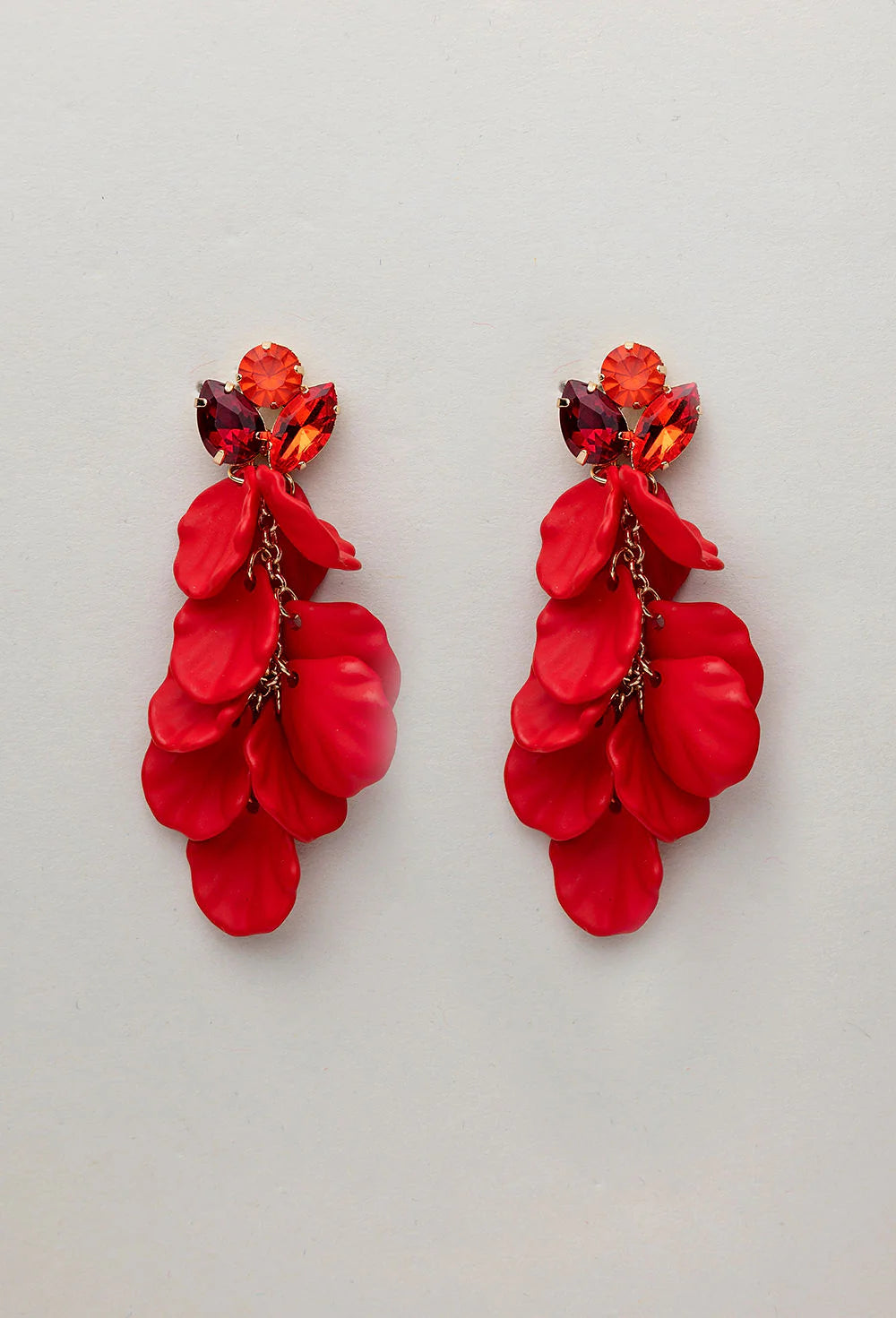 BOW19 - Leaf Stone Earrings