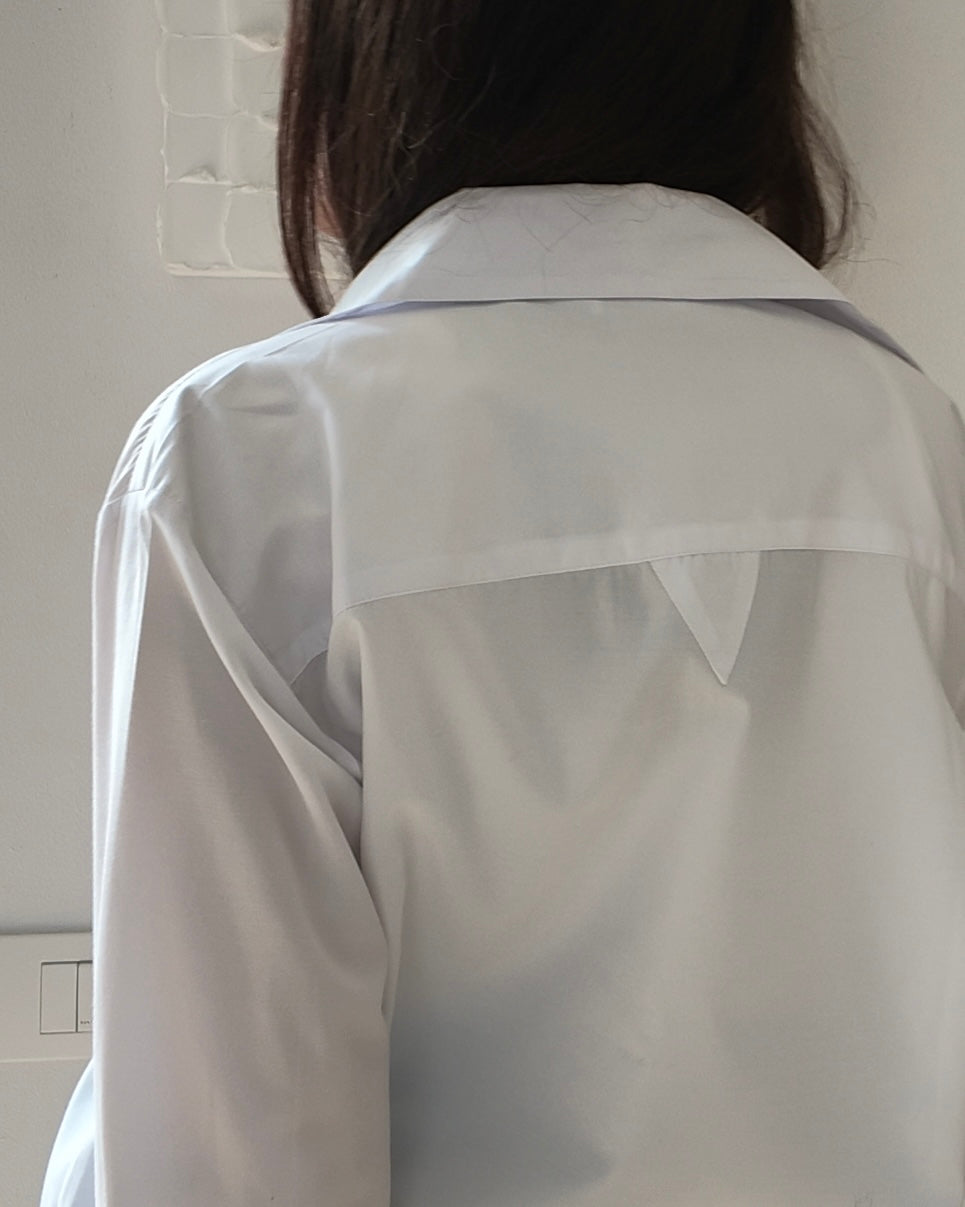 AndreA - Oversized Shirt Cropped