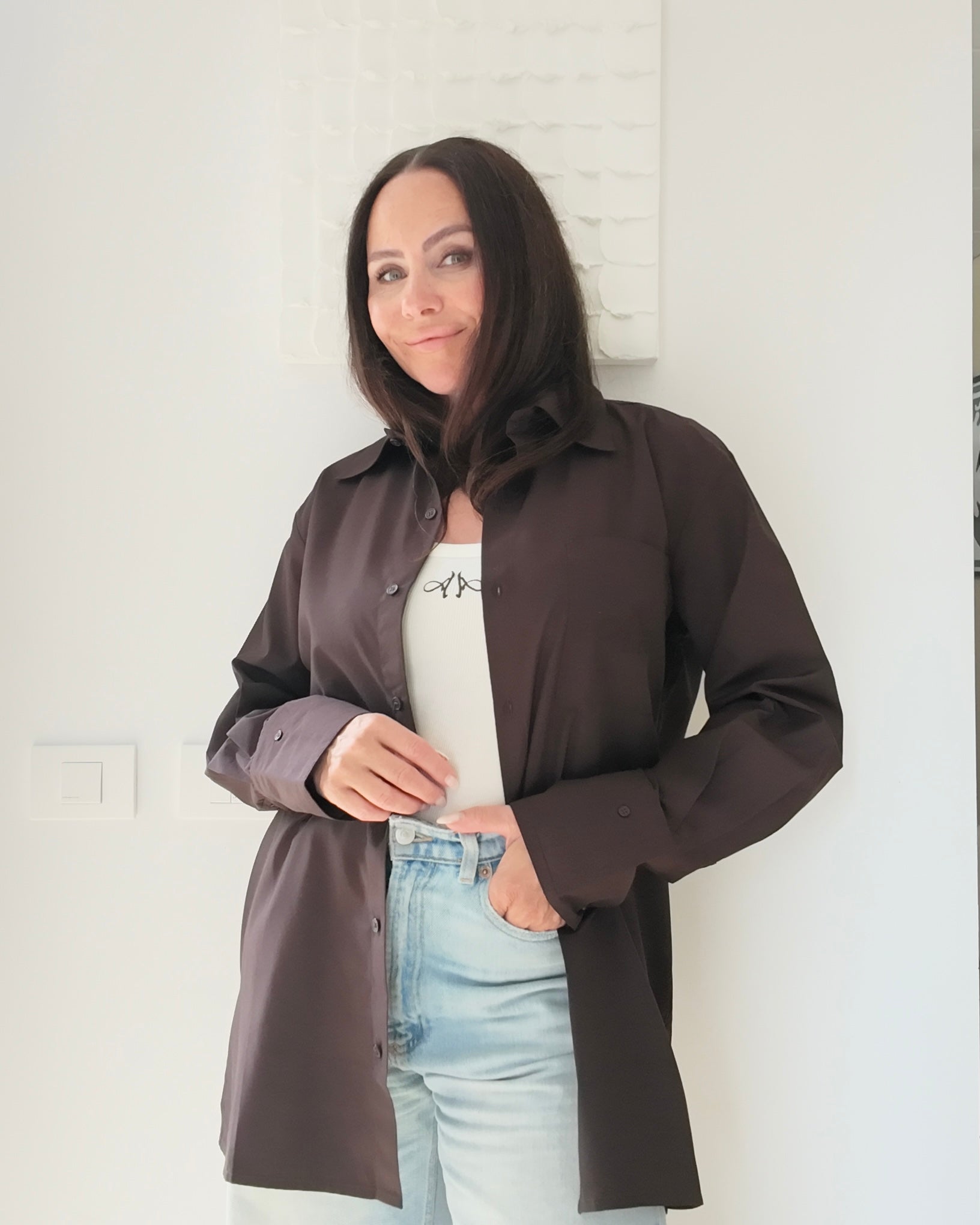 AndreA - Oversized Shirt Long