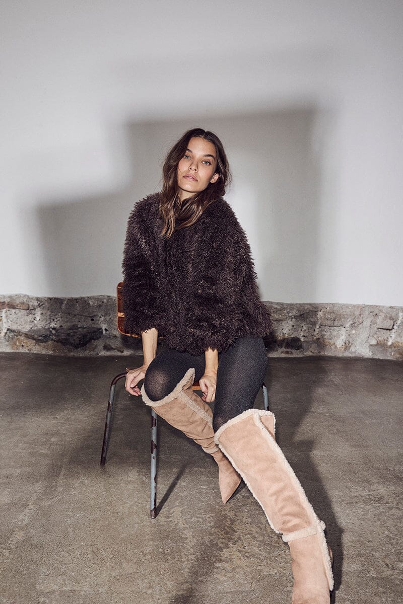 HAUTE L'AMITIÉ - Lagotto Crop Fur Jacket