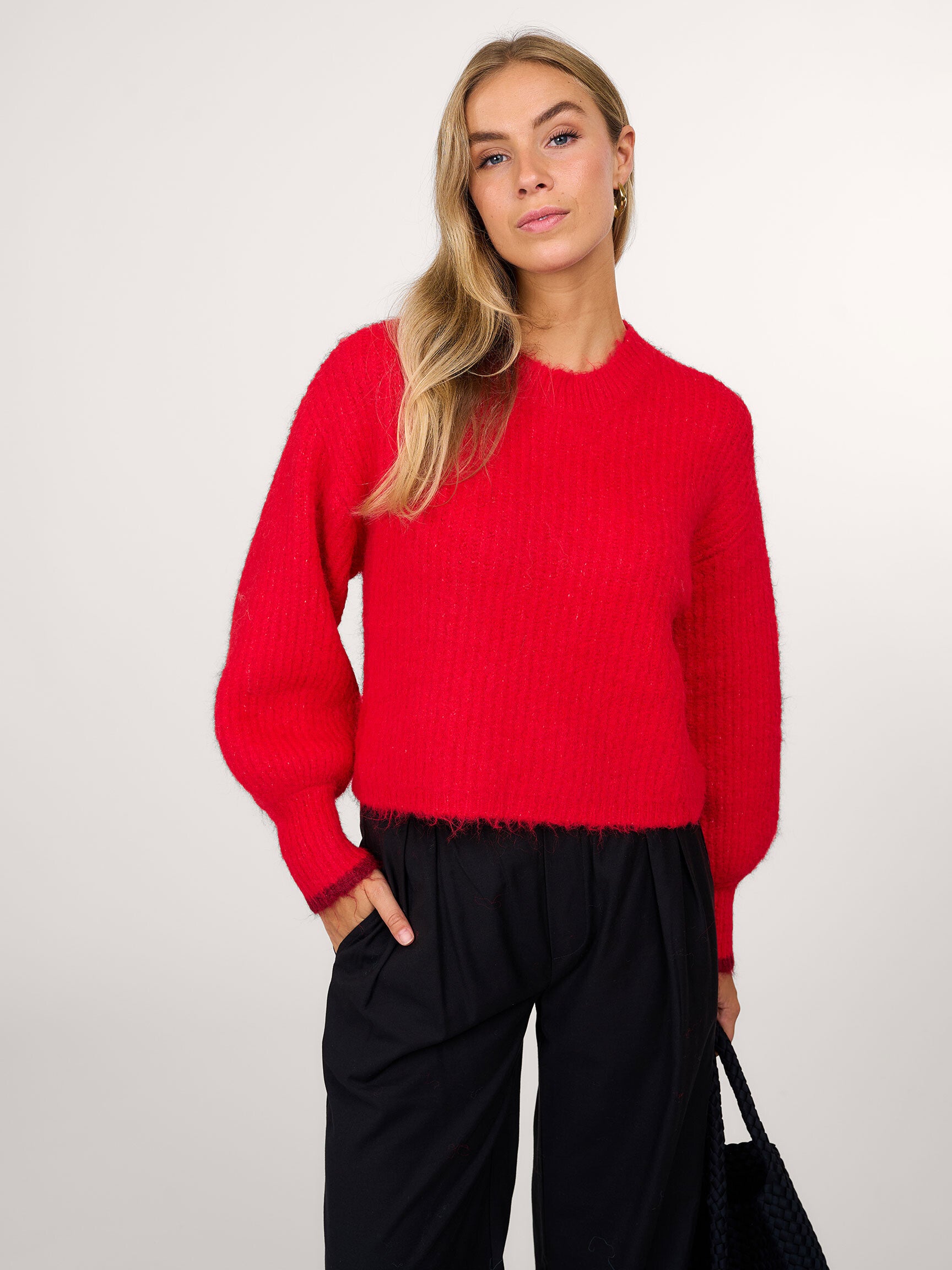 Co'Couture - Coralie Crop Rib O - Knit