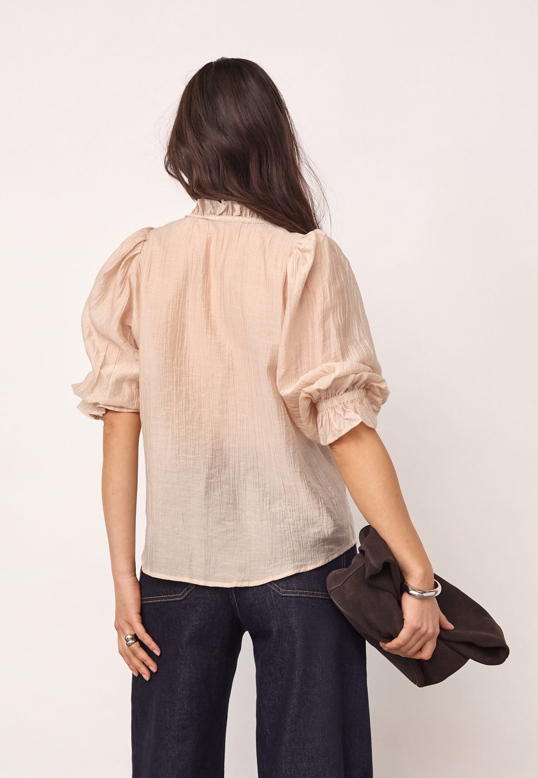 Co'Couture - Avi Lace V Blouse