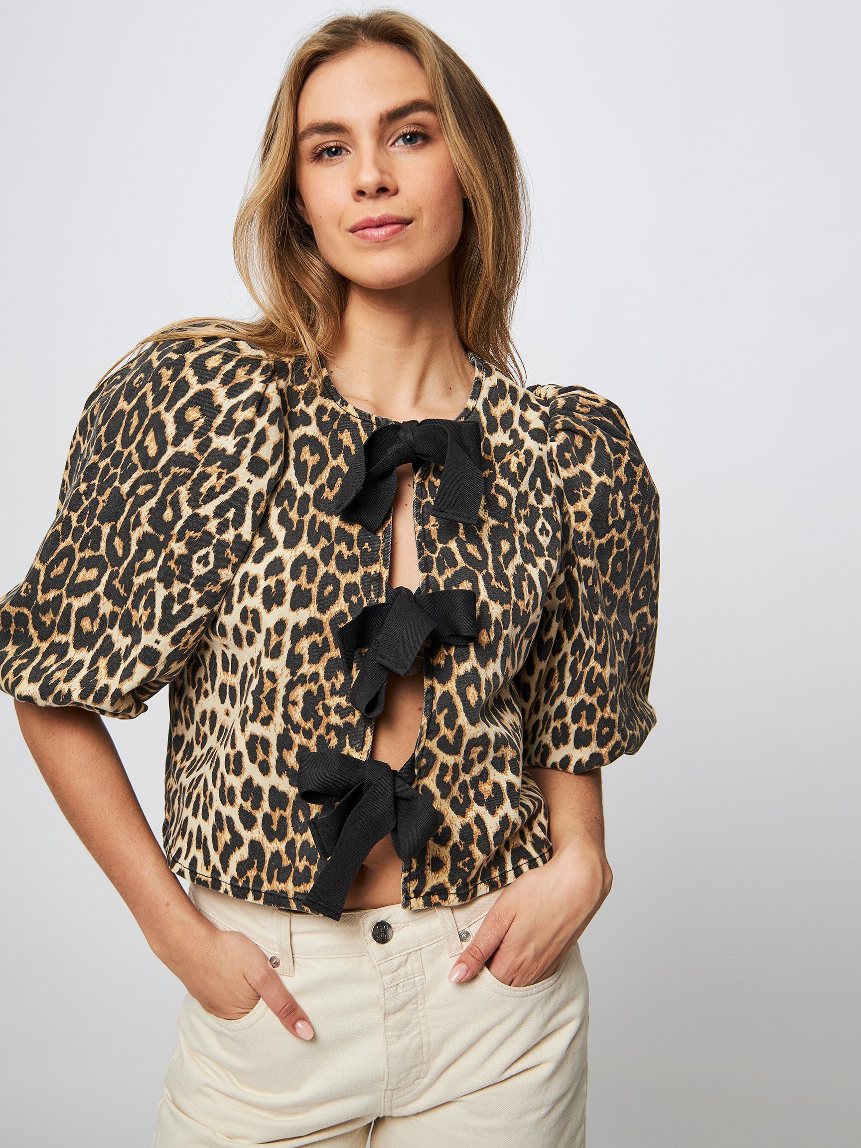 Co’Couture - Leo Bow Blouse