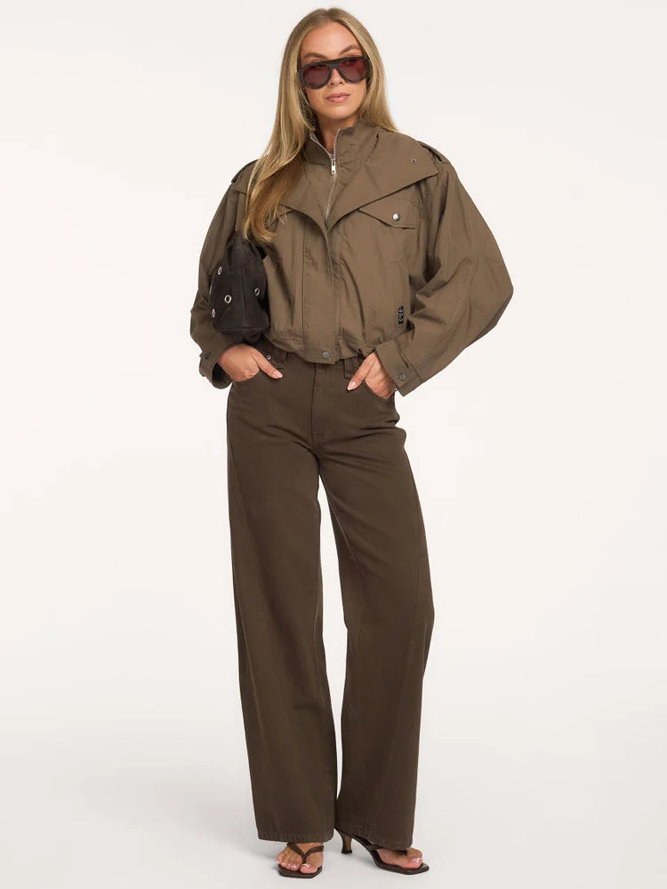 Co'Couture - Alina Double Funnel Neck Jacket