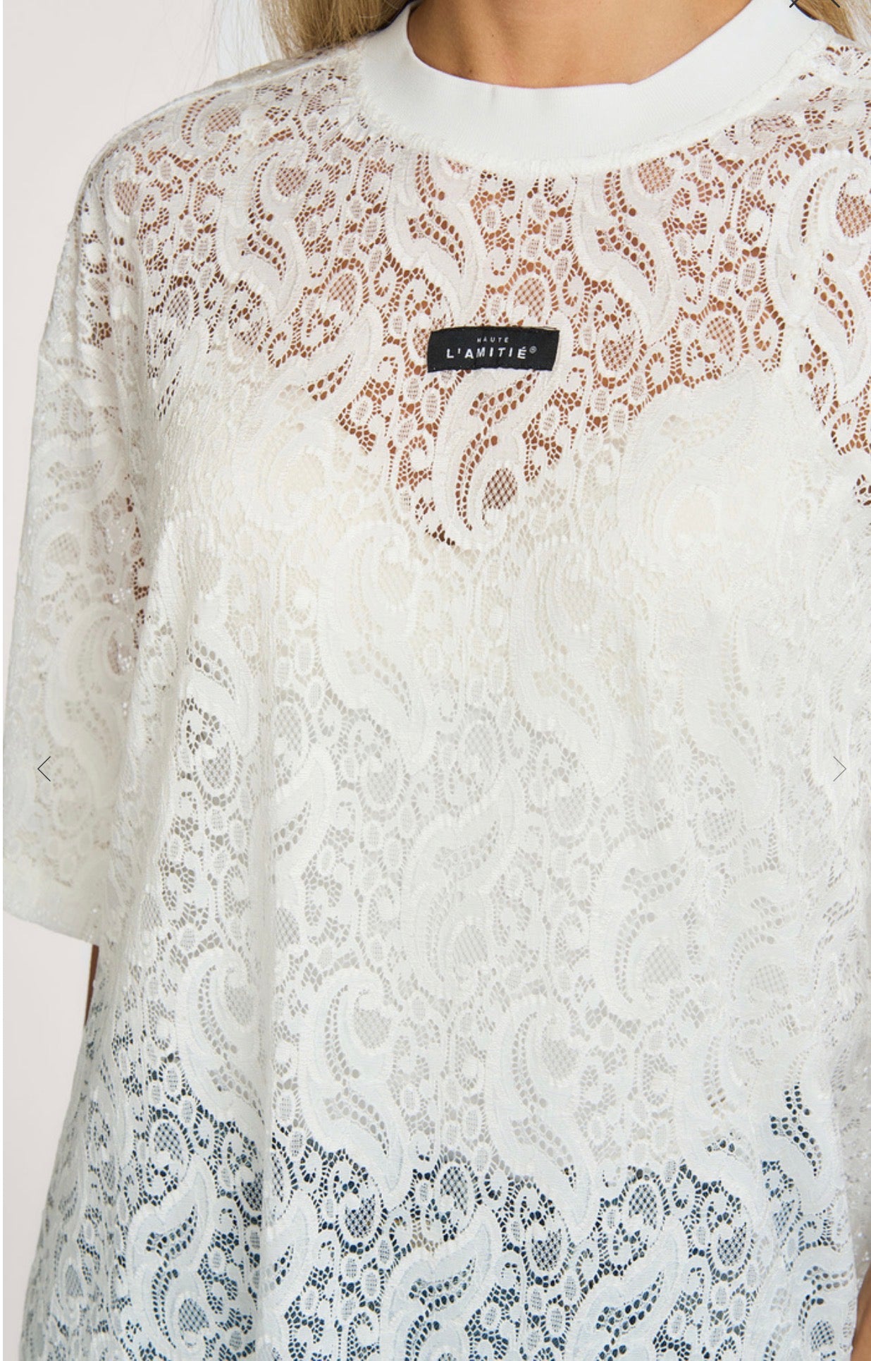 HAUTE L'AMITIÉ - Summer Lace Loose Tee