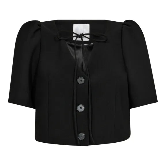 Co'Couture - Vola Crop Tie Blazer