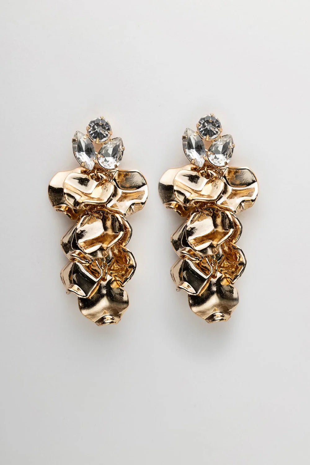 BOW19 - Leaf Stone Earrings