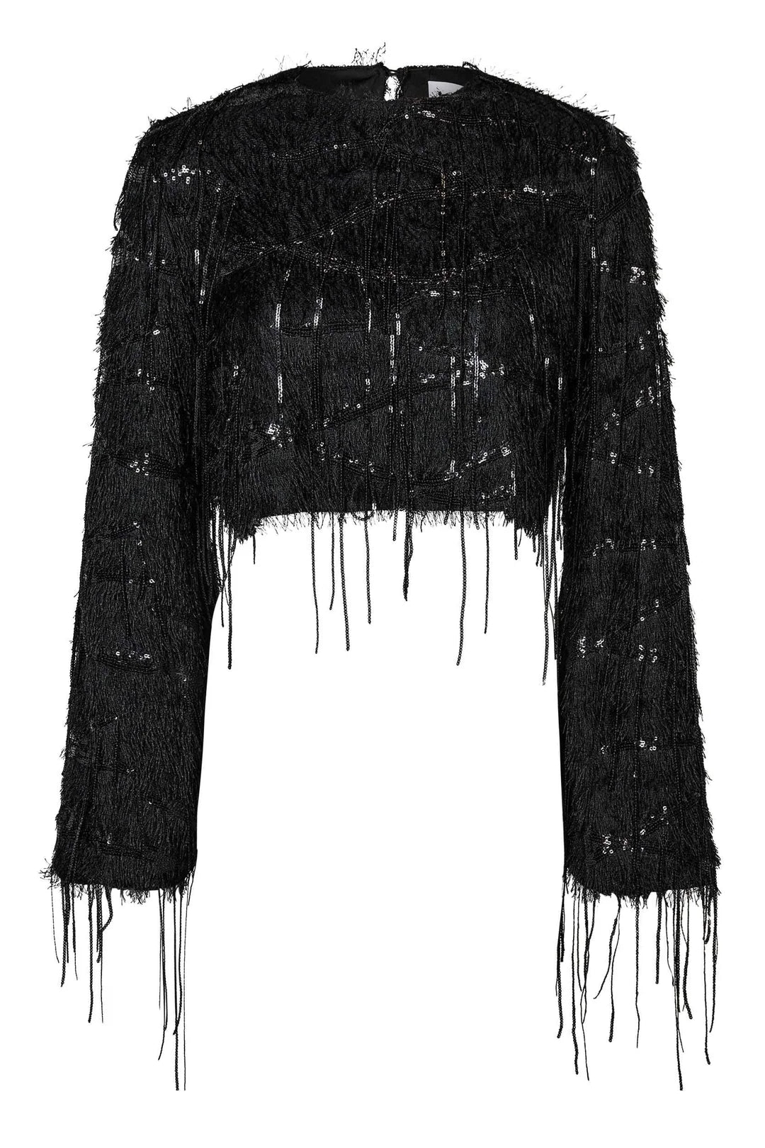 HAUTE L'AMITIÉ - Sequin Fringe Blouse