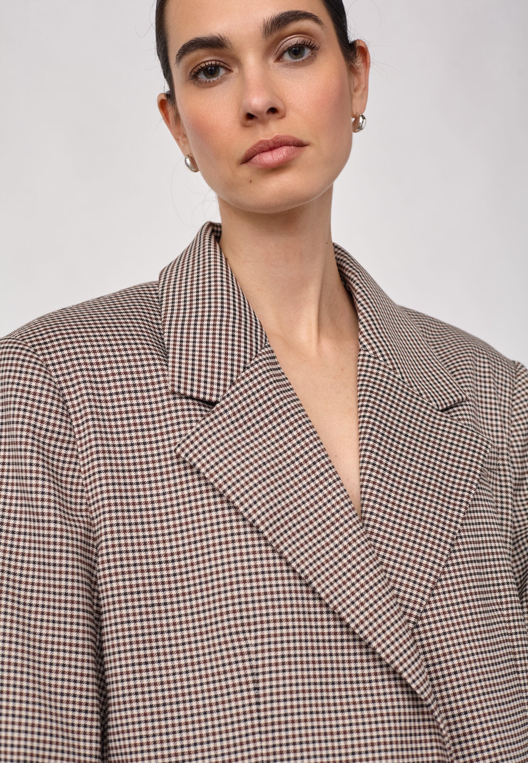 Co'Couture - Mida Check Power Blazer