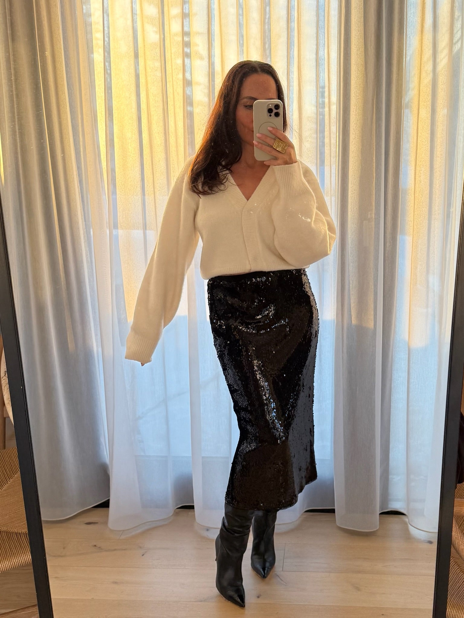 SR - Maddison Midi Skirt