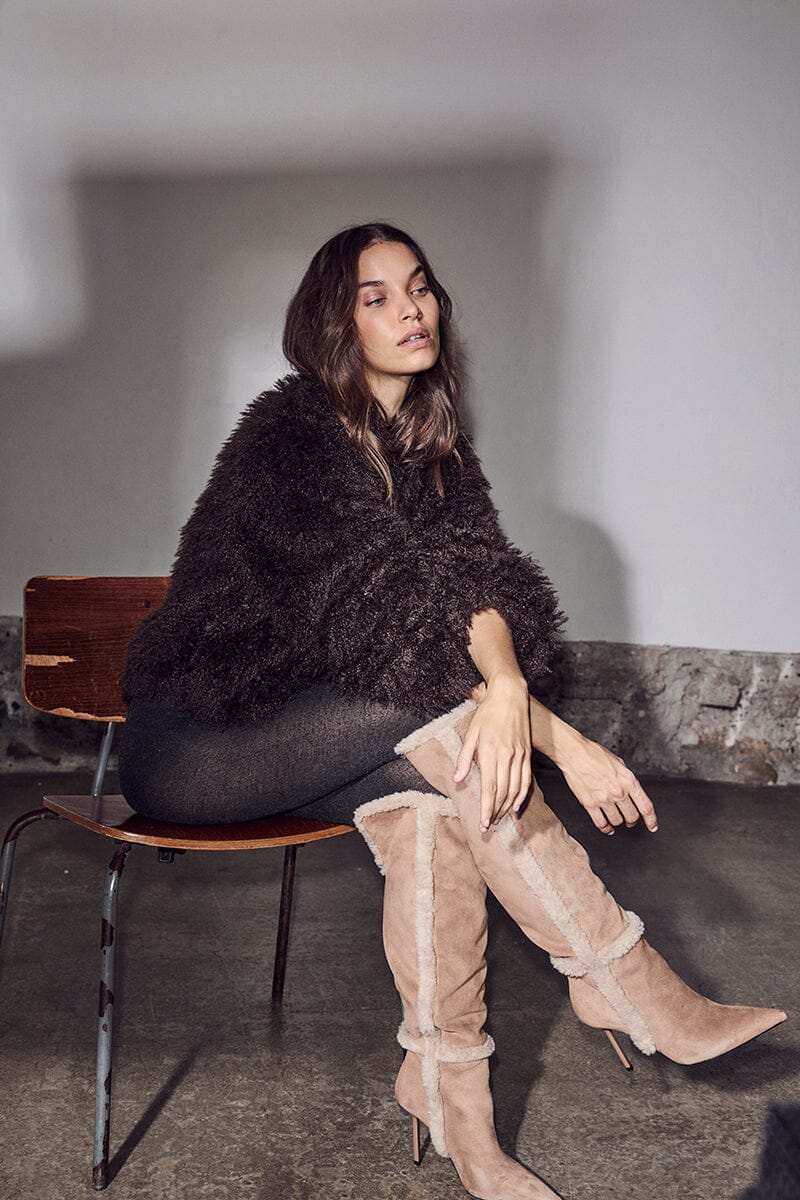 HAUTE L'AMITIÉ - Lagotto Crop Fur Jacket