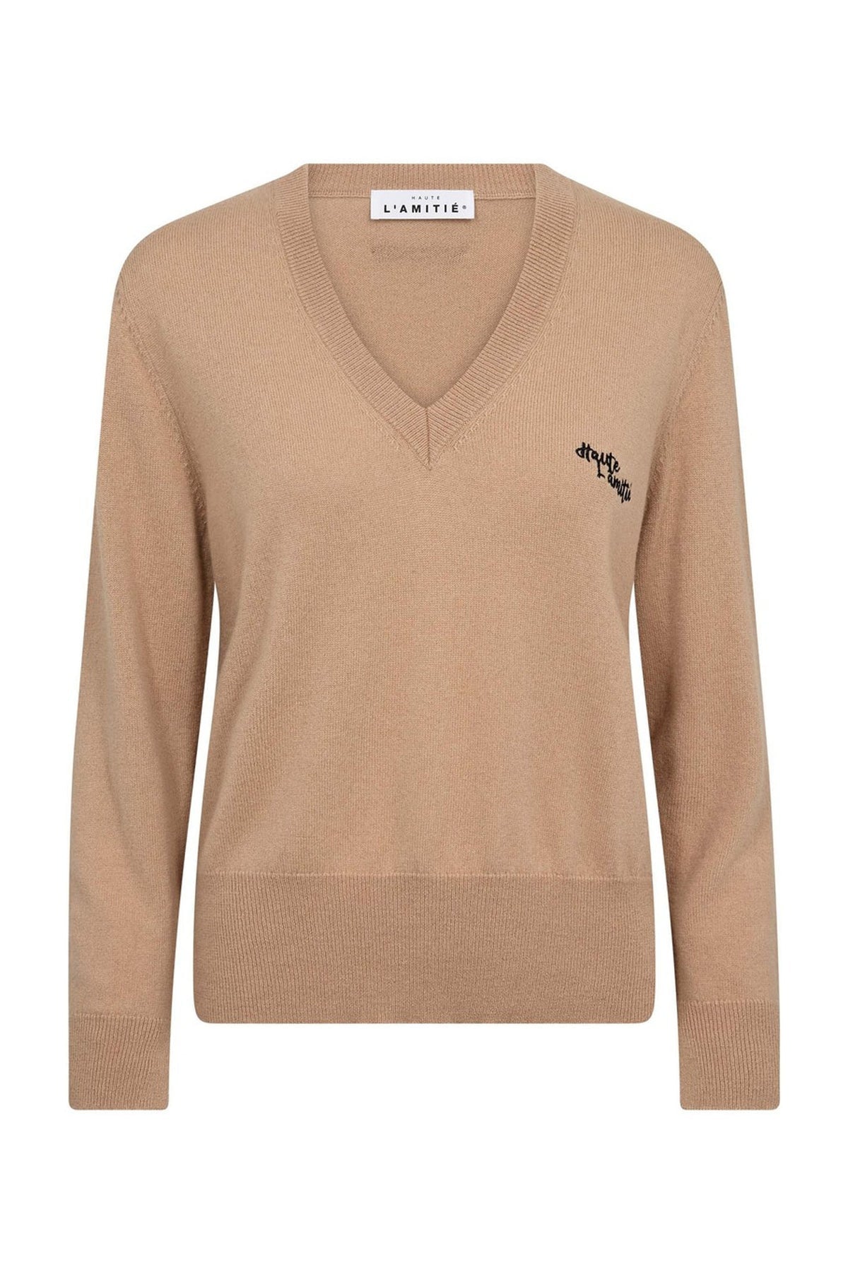 HAUTE L'AMITIÉ - Cash Logo V-Neck