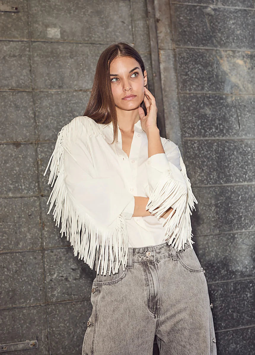 HAUTE L'AMITIÉ - Fringe Shirt