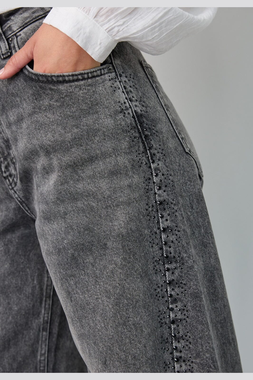 Co'Couture - Vicky Stone Wide Jeans