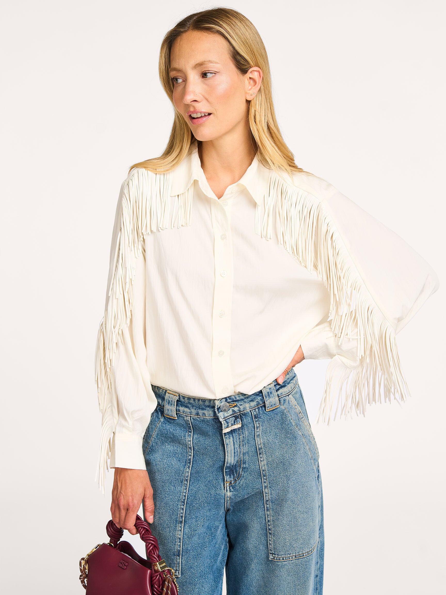HAUTE L'AMITIÉ - Fringe Shirt