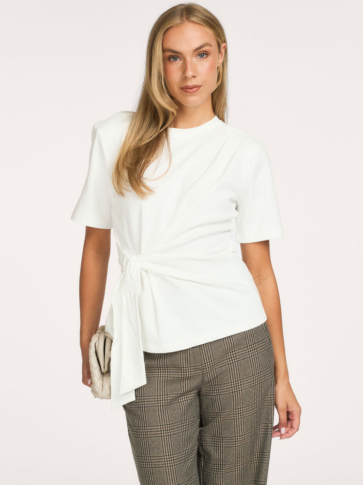 Co'Couture - Oriane Pleat Tie Tee