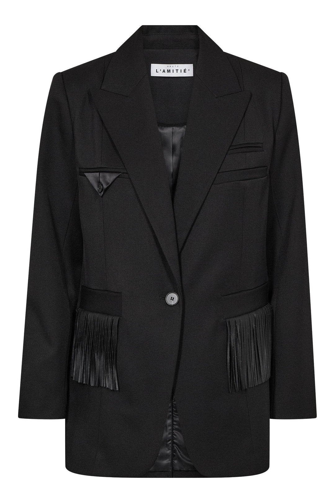 HAUTE L'AMITIÉ - Premiere Fringe Blazer