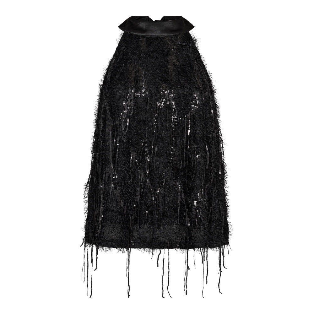 Co'Couture - Silla Sequin Halter Top