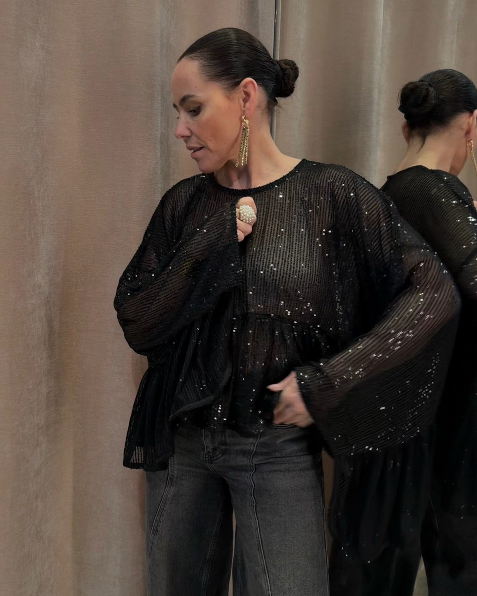 AndreA - Wing Top Sequin