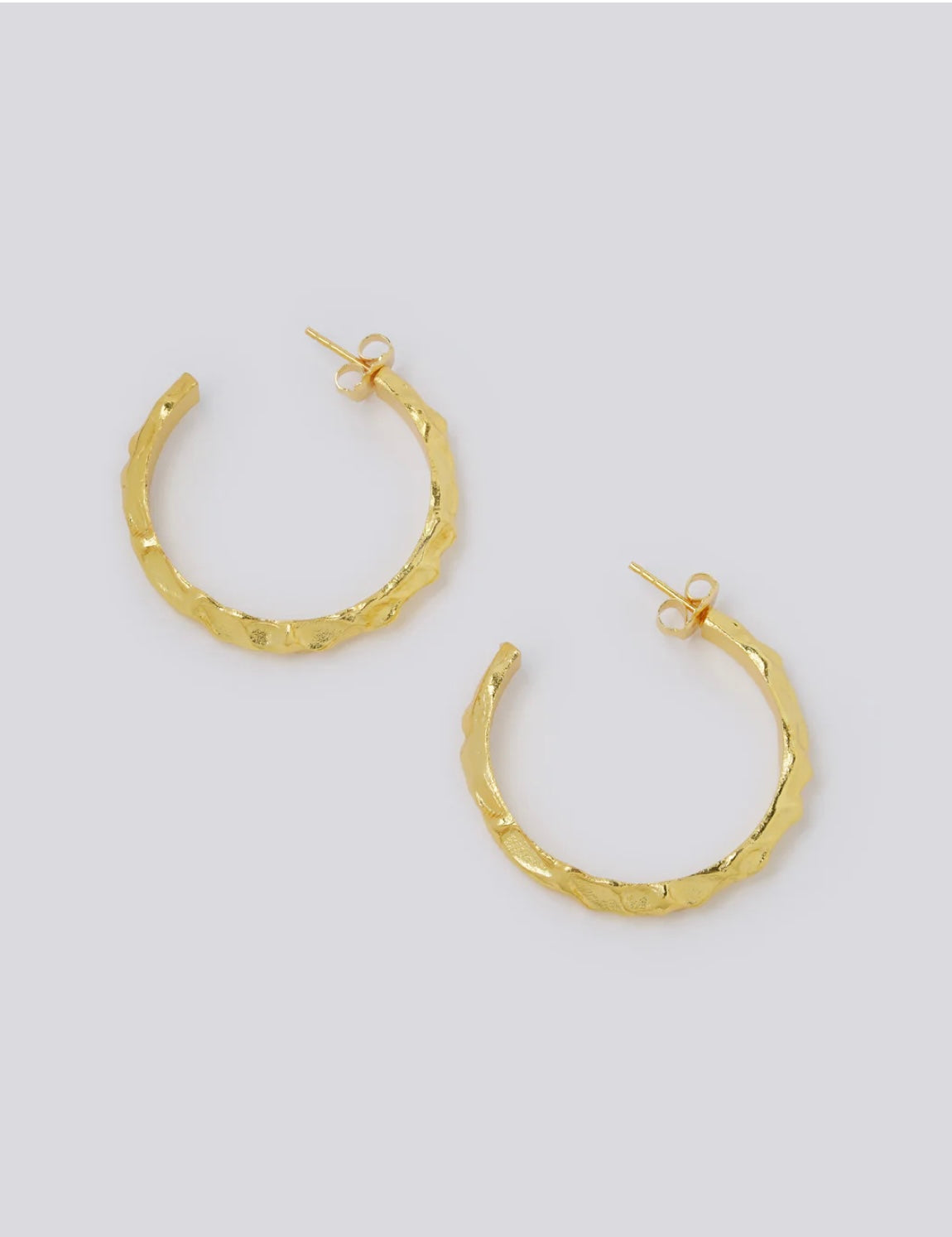 Dinari Jewels - Thor Gold Hoop Earrings