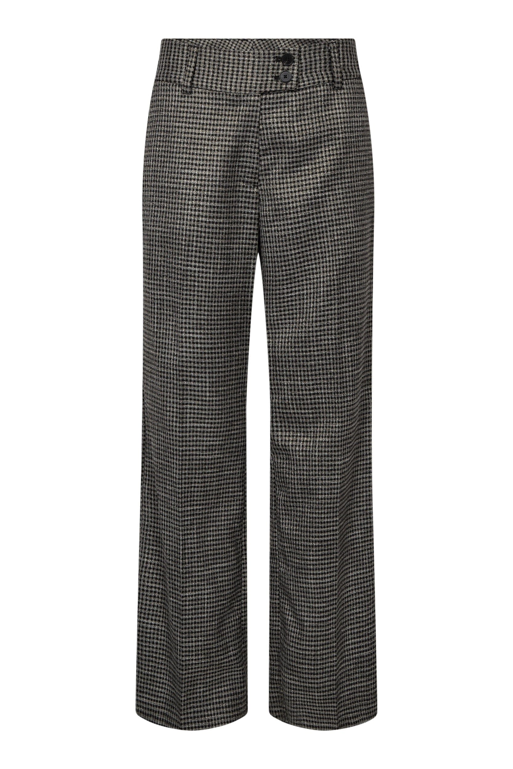 HAUTE L'AMITIÉ - Black Silver Check Pant