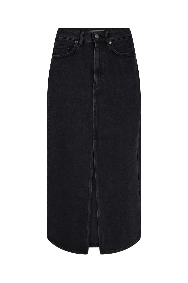 Co'Couture -  Vika Slit Denim Skirt