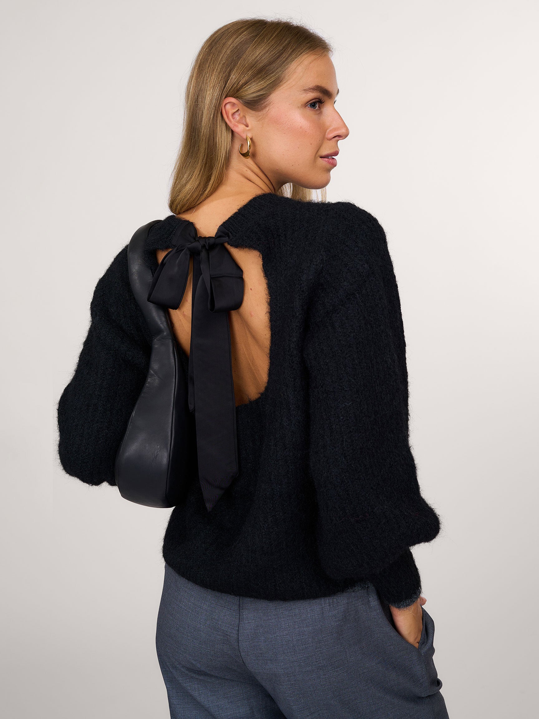 Co'Couture - Coralie Bow Rib Knit