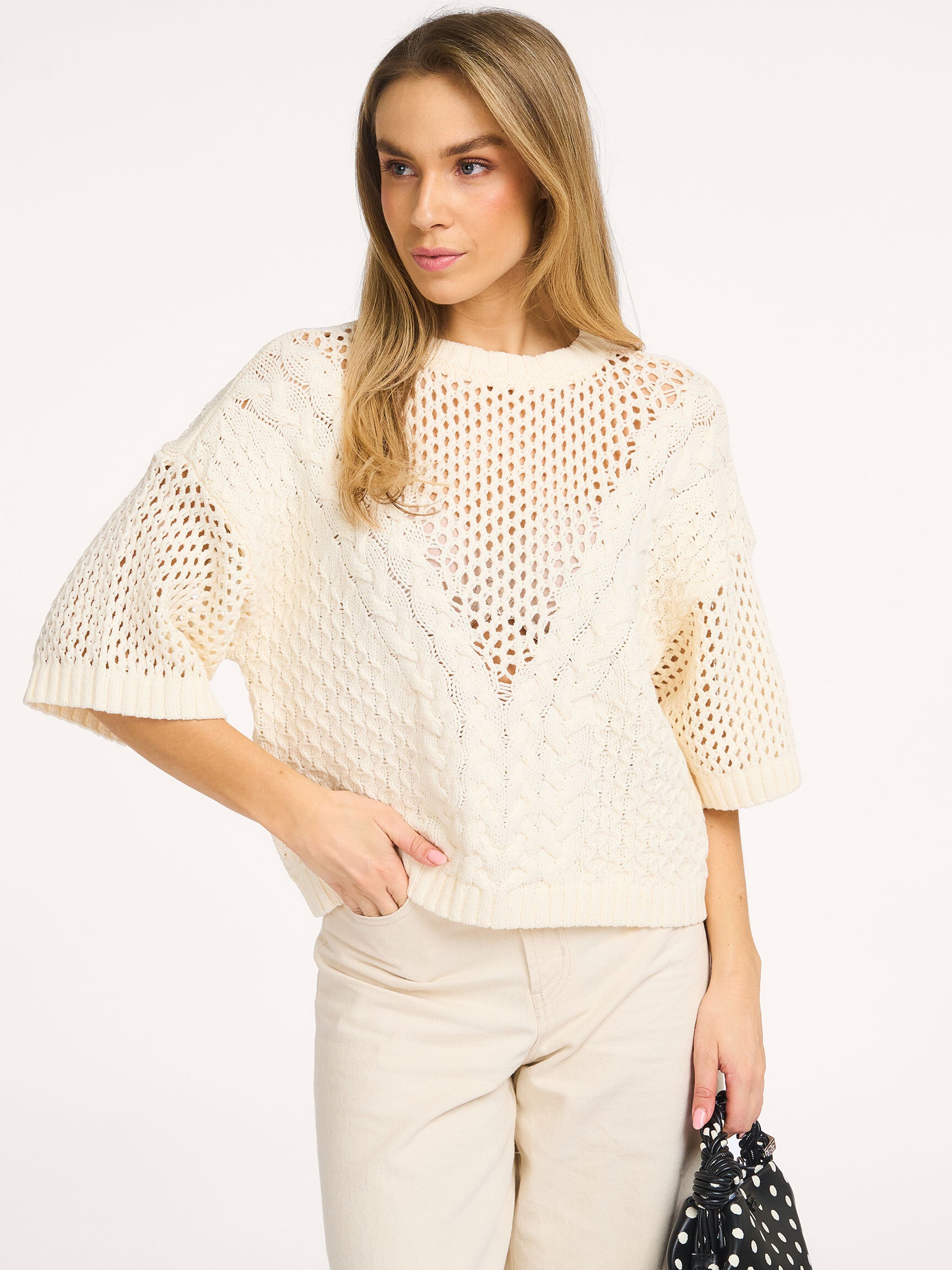 Co'Couture - Zaya Cable O - Knit