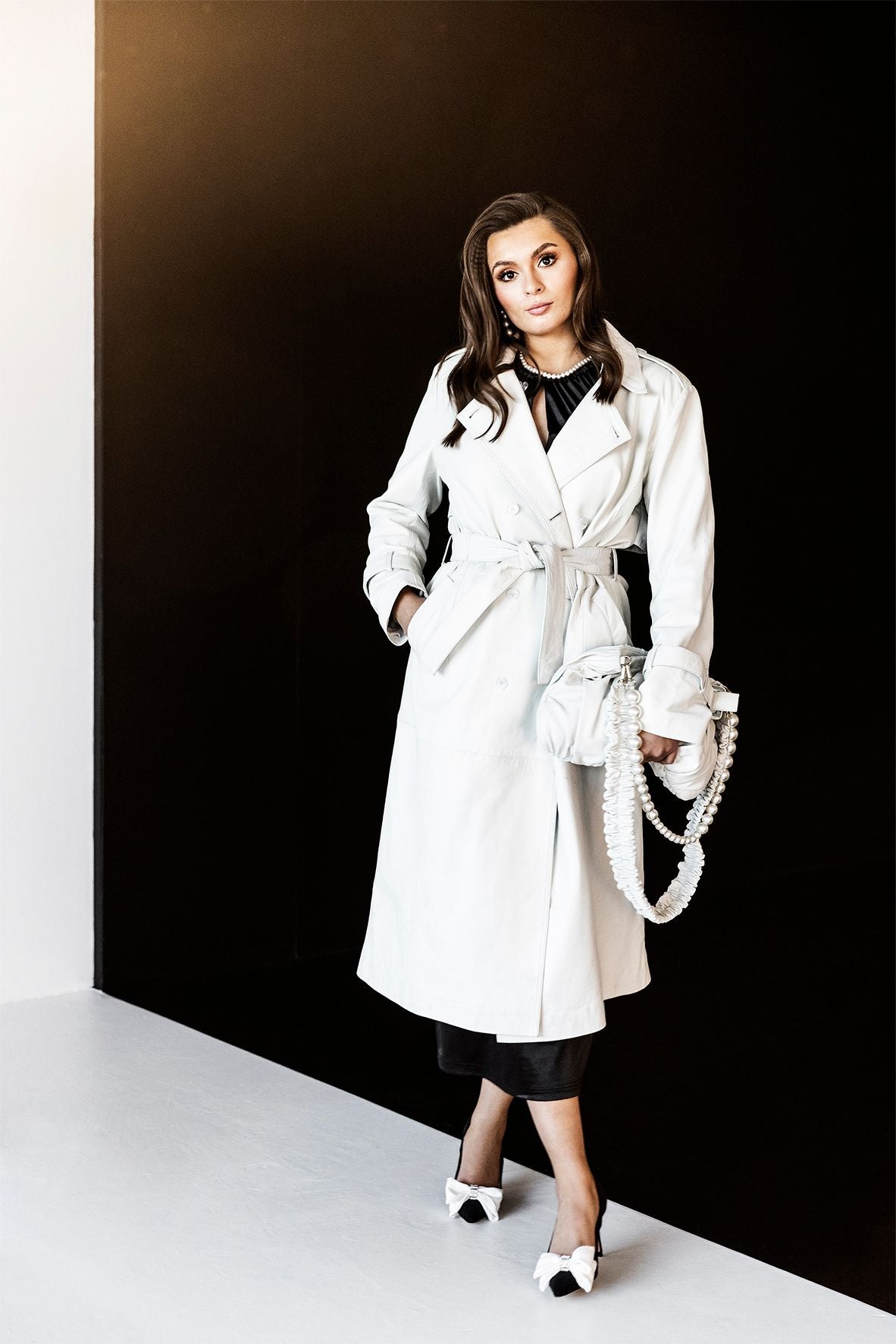 AndreA - Leather Trench Coat