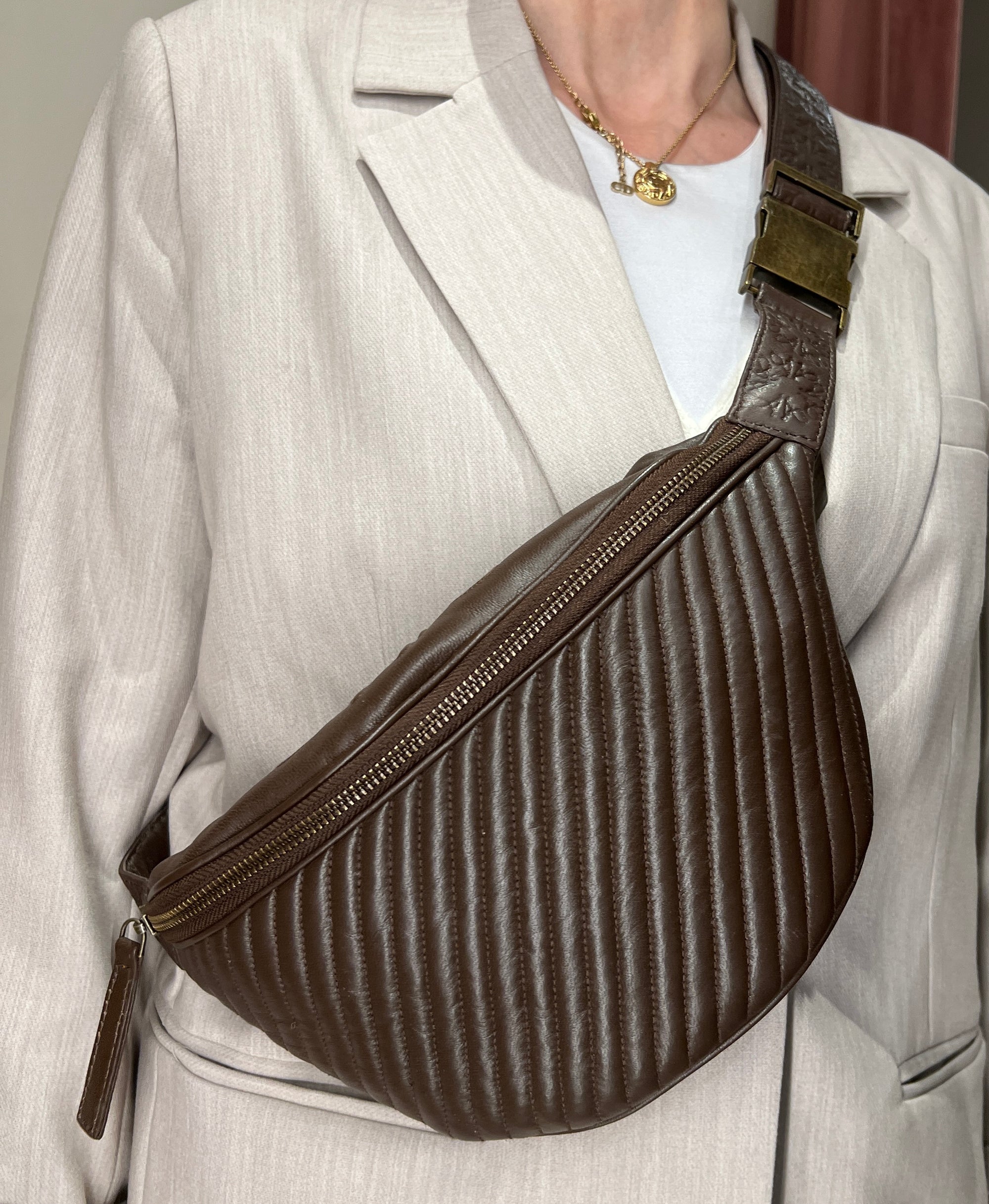 andrea maxi bum bag and mini backpack AndreA